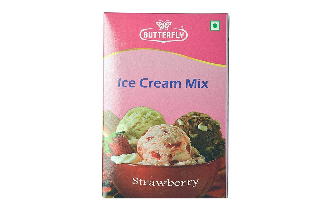 Butterfly Ice Cream Mix. Strawberry   Pack  150 grams